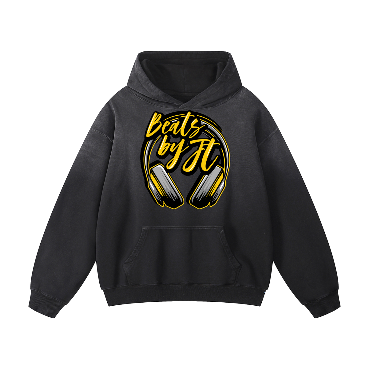 "Beats By JT" Heavyweight Sunfade Oversized Hoodie