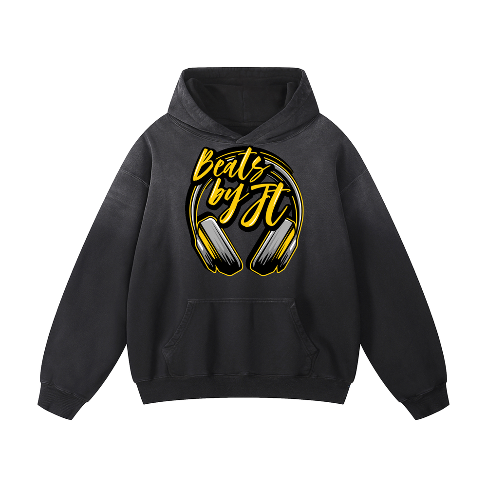 "Beats By JT" Heavyweight Sunfade Oversized Hoodie